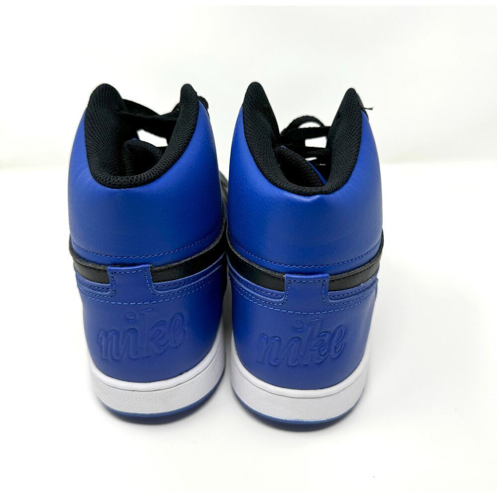 Nike Men Shoes Ebernon Mid Black/Game Royal/White, Size 10.5 - Picture 3 of 6